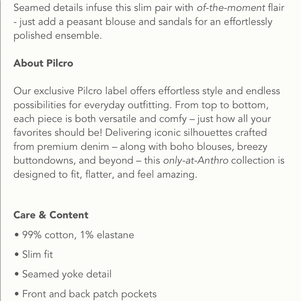Anthropologie 
 ULTRA HIGH-RISE SLIM UTILITY JEANS - Picture 4 of 4